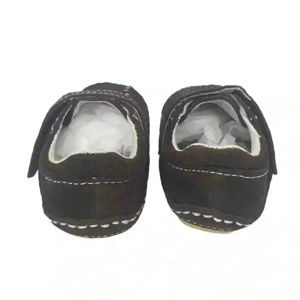Rileyroos Jakester Baby Shoes Saddle Brown 3–6M Suede Walkers NWT Soft Sole